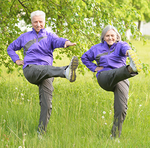 old couple fitness